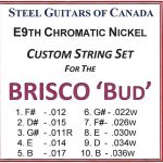 Brisco ‘Bud’ E9th Custom Set