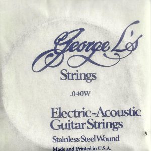 George L’s Stainless .040 Wound String