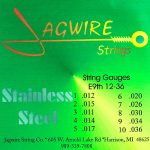 Jagwire JE9-36S Stainless Steel E9th 10 String Set