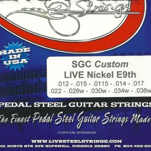LIVE SGC Custom E9th Nickel 10 String Set
