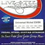 LIVE Nickel E9/B6 Universal 12 String Set