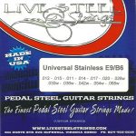 LIVE Stainless E9/B6 Universal 12 String Set