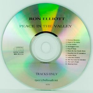 Ron Elliott – Peace In The Valley – RT CD