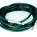 George L’s Pre-made .225 cable 10 ft. with Nickel Straight 1/4″ plugs