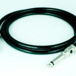 George L’s Pre-made .225 cable 3 ft. with Nickel Straight 1/4″ plugs
