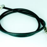 George L’s Pre-made .225 cable 3 ft. with Nickel Straight & Right Angle 1/4″ Plugs