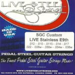 LIVE SGC Custom E9th Stainless 10 String Set