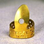 ProPik Fast Pick Brass Single Wrap Large #1 Angle