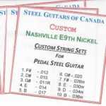 SGC Nashville E9th Nickel 10 String – 3 Set Special